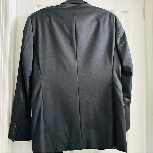 Jos A Bank Tailored Fit Travelers 100% Wool Dark Grey Blazer Sport Jacket 38L - Picture 2 of 10